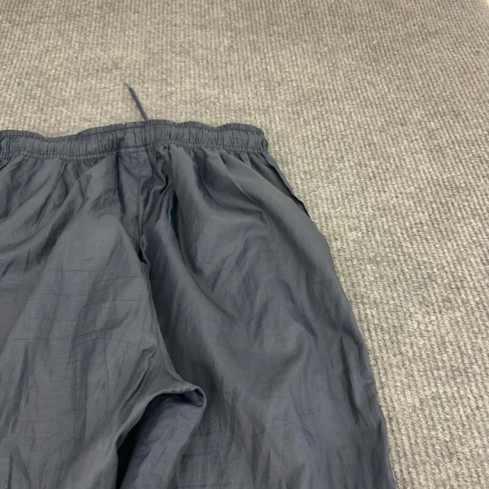 Umbro Track Pants Mens L Navy Blue Polyester Side Stripe Athletic Gorpcore Style
